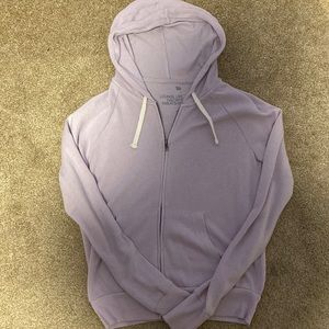 Light purple zip up